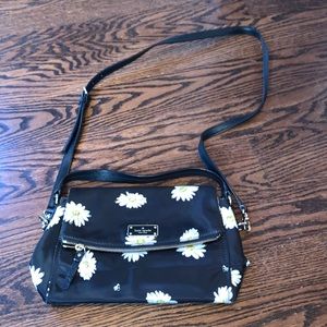 Kate Spade Crossbody Purse - Floral - Black